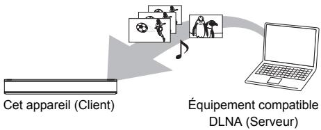 PANASONIC DMR-PWT535 - Utilisation de cet appareil comme Client - 1