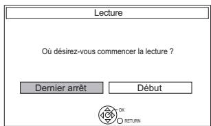 PANASONIC DMR-PWT535 - Fonction de reprise de la lecture - 1