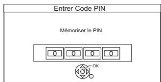 PANASONIC DMR-PWT535 - Entrer code PIN - 1