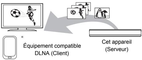 PANASONIC DMR-BST750EG - Utilisation de cet appareil comme Serveur - 1