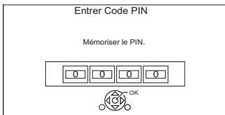 PANASONIC DMR-BST750EG - Entrer code PIN - 1