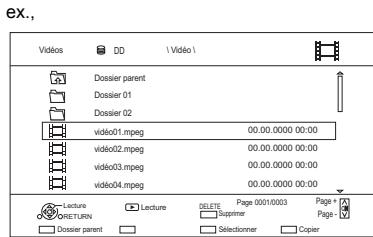 PANASONIC DMR-BST750EG - Suppression des fichiers vidéo présents sur le DD - 2