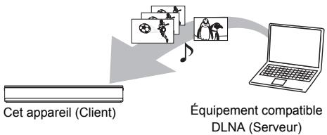 PANASONIC DMR-BST750EG - Utilisation de cet appareil comme Client - 1