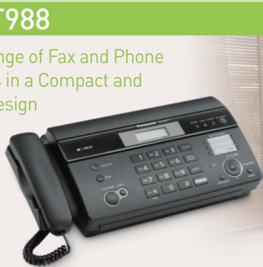 PANASONIC KX-FT988 - Personal Fax - 10
