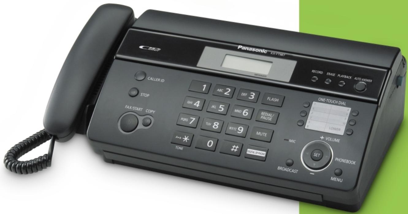 PANASONIC KX-FT988 - Personal Fax - 9