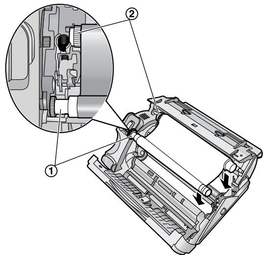 PANASONIC KXFC243FX - Installing the ink film - 4