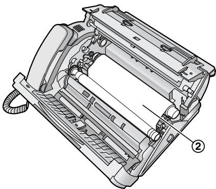 PANASONIC KXFC243FX - When the recording paper has jammed in the unit - 8