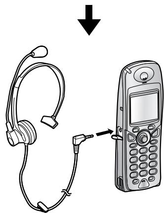 PANASONIC KXFC243FX - To connect an optional headset - 2