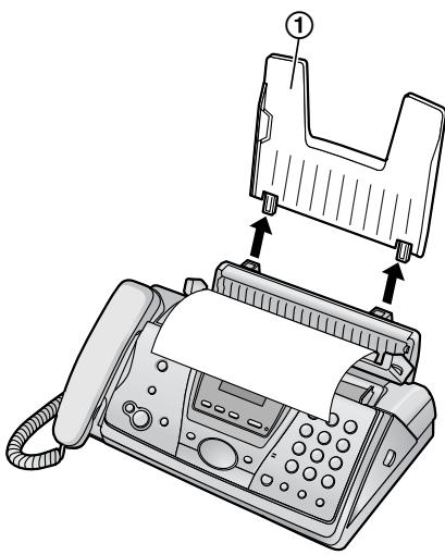 PANASONIC KXFC243FX - When the recording paper has jammed in the unit - 2