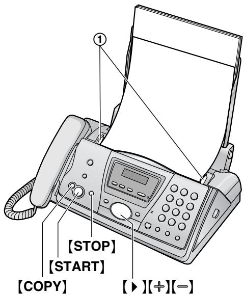 PANASONIC KXFC243FX - Making a copy - 1