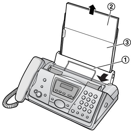 PANASONIC KXFC243FX - When the recording paper has jammed in the unit - 1