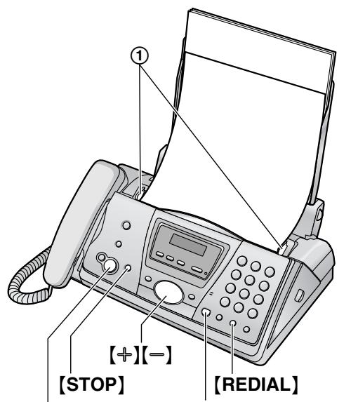 PANASONIC KXFC243FX - Sending a fax manually - 1