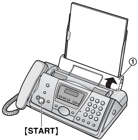 PANASONIC KXFC243FX - When the recording paper was not fed into the unit properly - 2