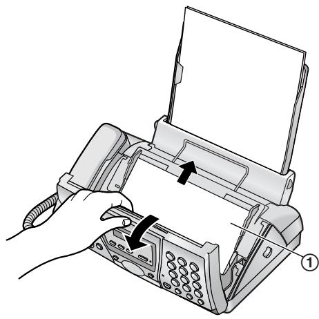 PANASONIC KXFC243FX - Document jams – sending - 1