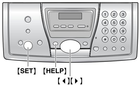 PANASONIC KXFC243FX - Base unit help function - 1