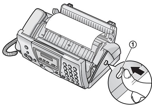 PANASONIC KXFC243FX - When the recording paper has jammed in the unit - 4