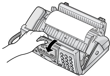 PANASONIC KXFC243FX - When the recording paper has jammed in the unit - 3