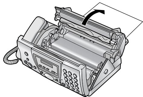 PANASONIC KXFC243FX - When the recording paper has jammed in the unit - 5