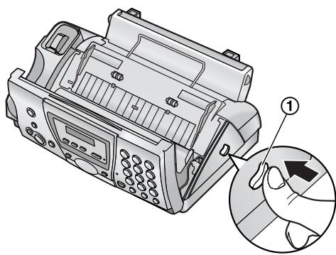 PANASONIC KXFC243FX - Installing the ink film - 2