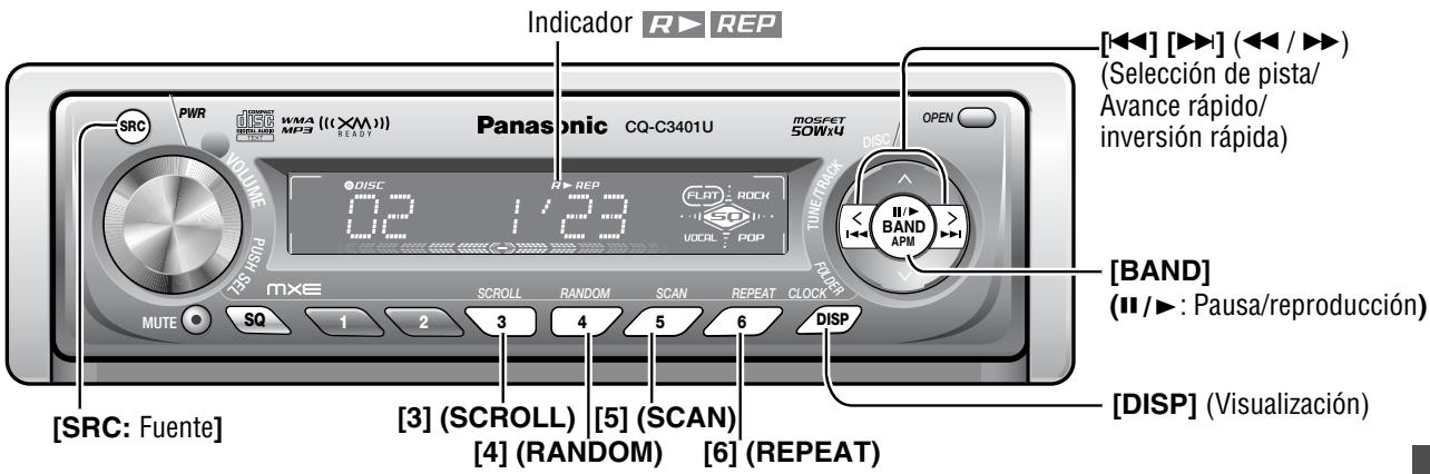 PANASONIC CQ-C3301U - Expulsión del disco - 1