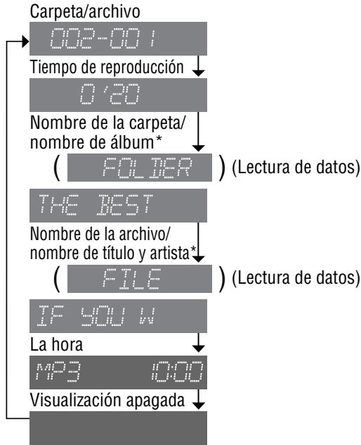 PANASONIC CQ-C5303U - Cambio de visualización - 1