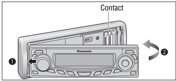 PANASONIC CQ-C5303U - Install the Face Plate - 1