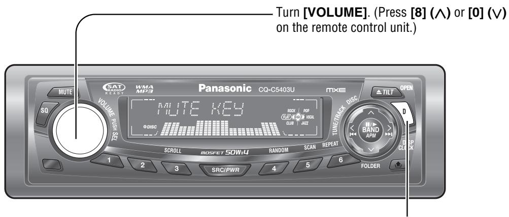PANASONIC CQ-C5303U - Function Settings - 1