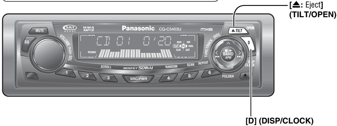 PANASONIC CQ-C5303U - Caution - 1