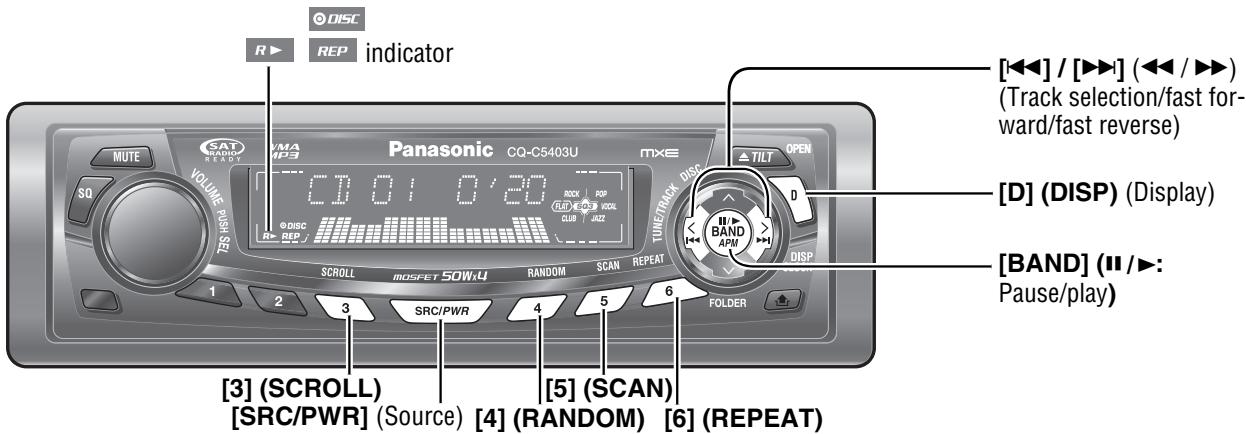 PANASONIC CQ-C5403U - Note: - 1
