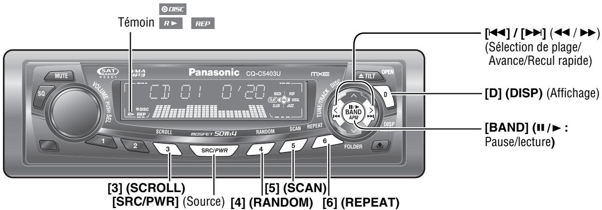 PANASONIC CQ-C5403U - Remarque : - 1