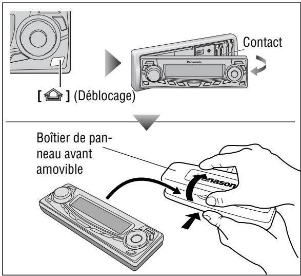 PANASONIC CQ-C5403U - Alarme de rappel du panneau avant - 1