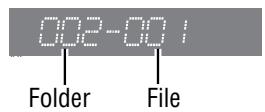 PANASONIC CQ-C5403U - When a disc is in the player - 1
