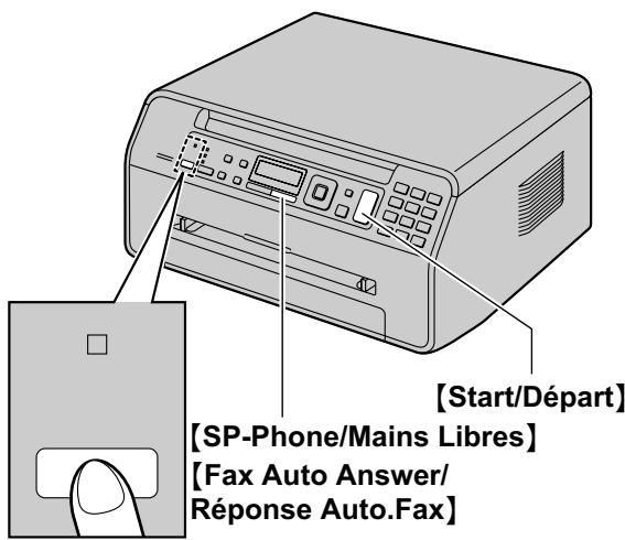 PANASONIC KX-MB1520 - Activation du mode TEL - 1