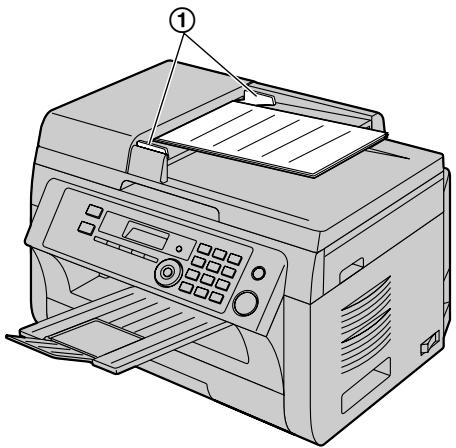 PANASONIC KX-MB2030 - Utilisation du chargeur automatique de documents - 1