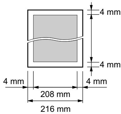 PANASONIC KXMB2120G - Effektive Scanfläche - 2