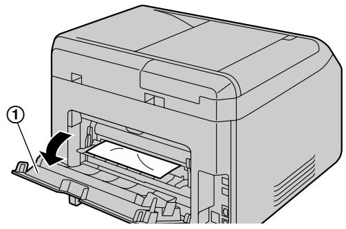 PANASONIC KXMB2120G - Fall 2: Wenn sich das Aufzeichnungspapier in der hinteren Abdeckung staut. - 1