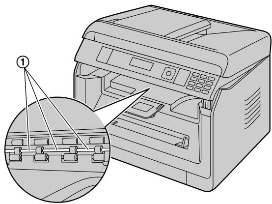 PANASONIC KXMB2120G - Aufzeichnungspapier-Ausgaberollen und Fixiereinheit - 1