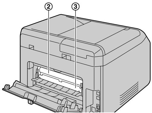 PANASONIC KXMB2120G - Aufzeichnungspapier-Ausgaberollen und Fixiereinheit - 2
