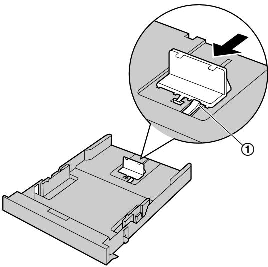 PANASONIC KXMB2120G - Einlegen von Papier größer als A4 (unter Zuhilfenahme der Verlängerungsführung) - 1