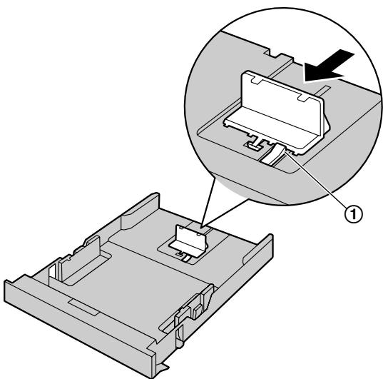 PANASONIC KXMB2130EU - Chargement de papier d'un format supérieur à A4 (à l'aide du guide d'extension) - 1