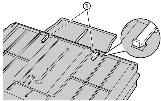 PANASONIC KXMB2130EU - Pour retirer le guide d'extension - 1