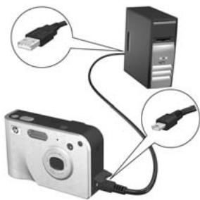 HP PHOTOSMART R707 - Configuration du Menu HP Instant Share sur l'appareil photo - 1
