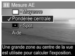 HP PHOTOSMART R707 - Mesure AE - 1