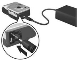 HP PHOTOSMART R707 - Chargement de la batterie - 1