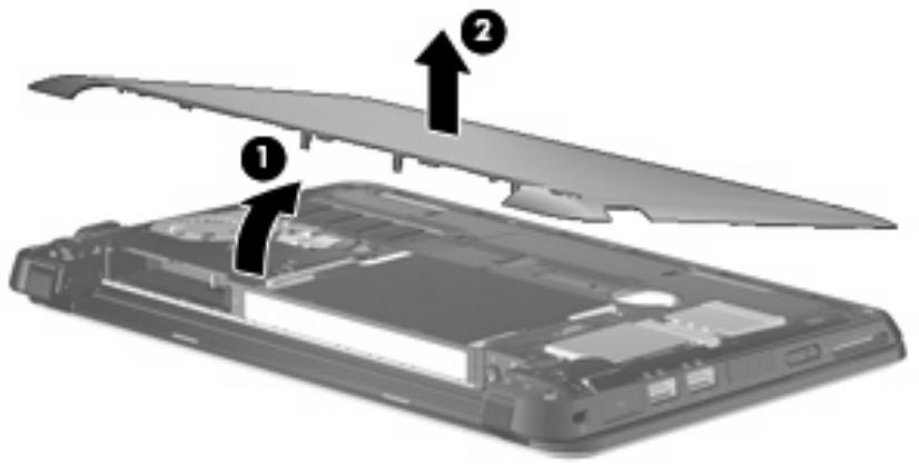 HP MINI 210-1009SA - Retrait du cache de protection - 4