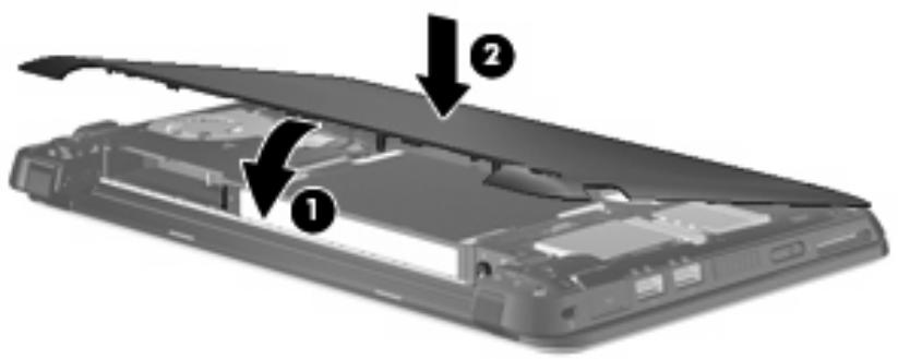HP MINI 210-1009SA - Remise en place du cache de protection - 2