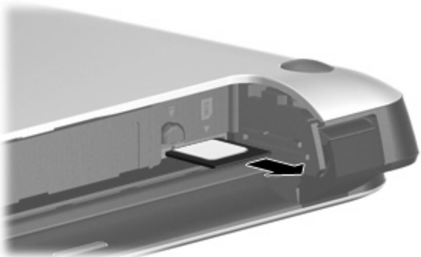 HP MINI 210-1009SA - Retrait d'une carte SIM - 1