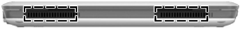 HP MINI 210-1050EA - Éléments de la partie avant - 1
