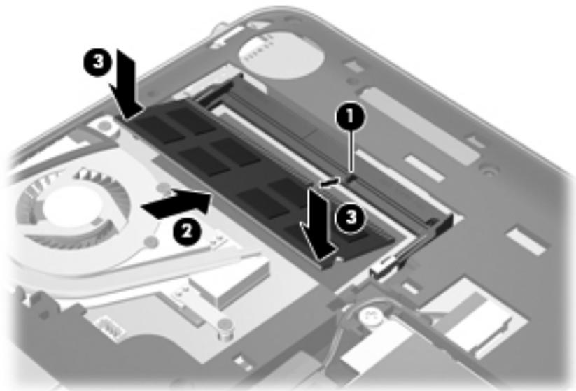 HP MINI 210-2001SA - Remplacement du module mémoire - 2