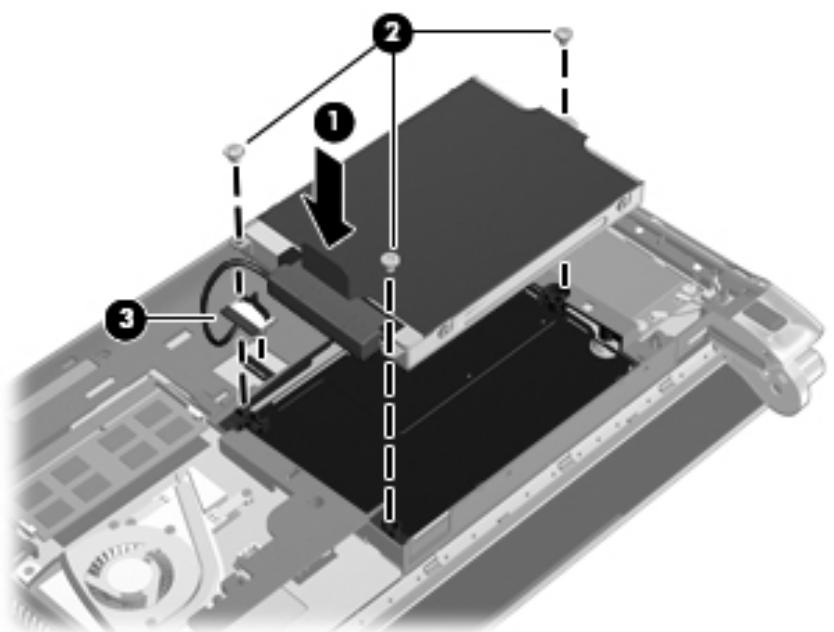 HP MINI 210-2001SA - Installation d'un disque dur - 1